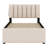 Upholstered Platform Bed With Trundle-1979447181