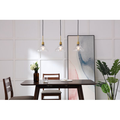 Manoel 3-Light Dimmable Kitchen Island Pendant