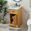 Ensemble de meuble-lavabo simple 19 po Hermes-73359934