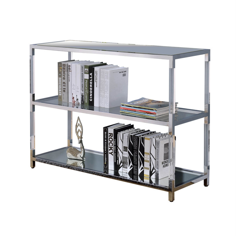 47.5'' Glass Top Console Table