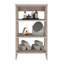 Armoire Jigna avec quatre tablettes ouvertes