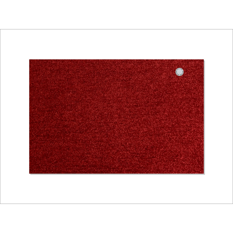 Sharpe Non-Slip Indoor + Outdoor Door Mat, Rectangular 57cm x 87cm, Red