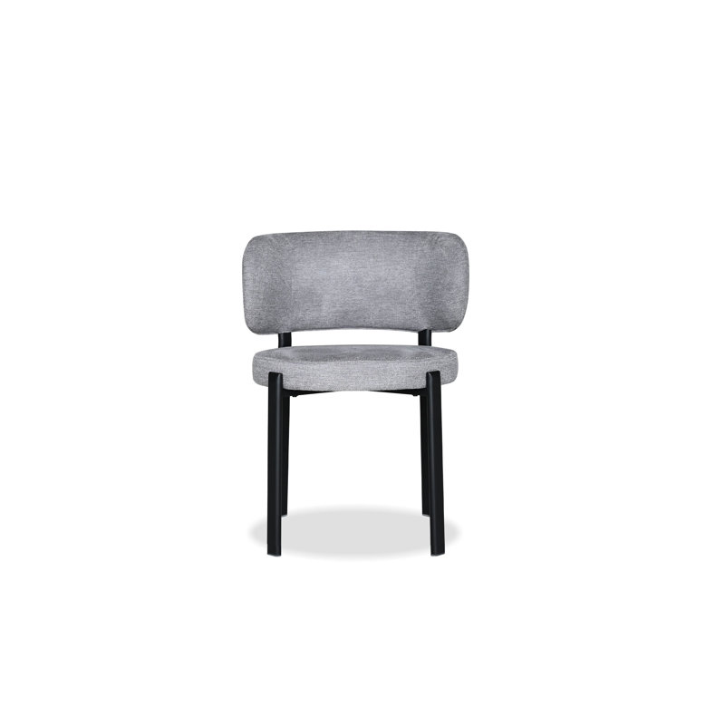 Chaise rembourrée Lily, Gris