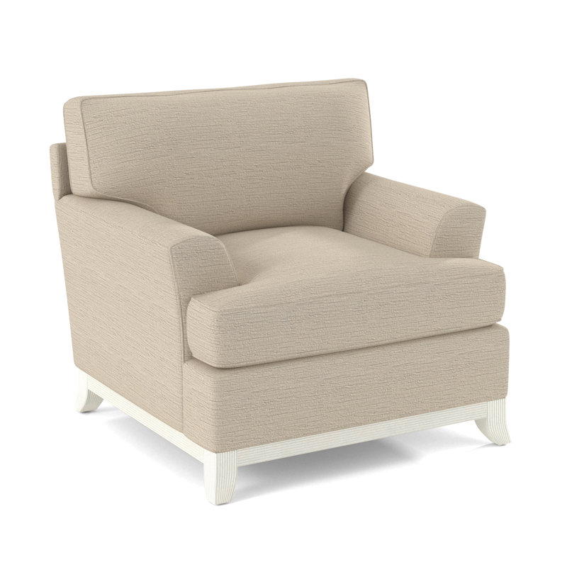 Oaks Way Armchair, Frost White, White Performance Fabric; 0851-94
