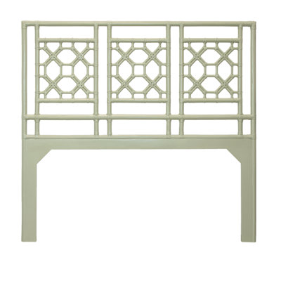 Rattan Open-Frame Headboard