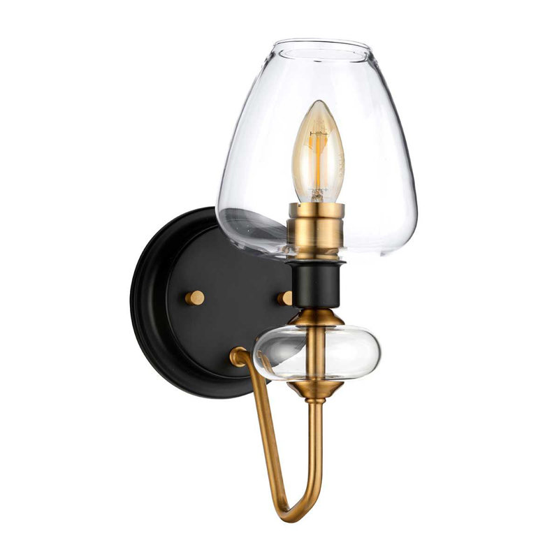 Khari Armed Sconce, Aged Brass