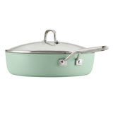 KitchenAid Hard Anodized Ceramic Nonstick Saute Pan with Lid, 5 Quart