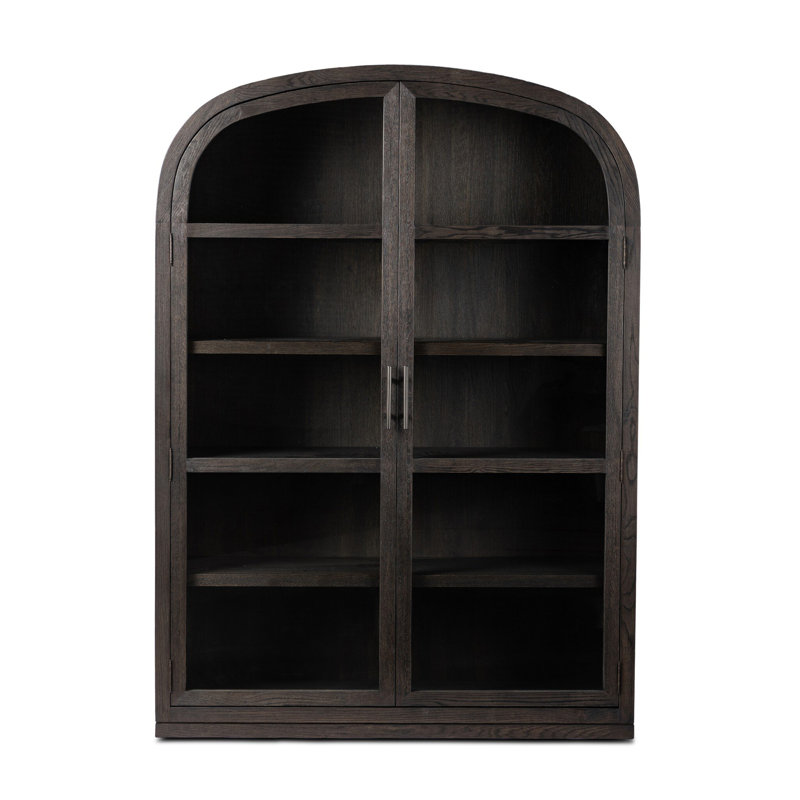 Hepburn Wide Cabinet-Dark Anthracite Oak, Dark Anthracite Oak Veneer