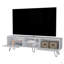 Meuble télé Selby, pieds en épingle à cheveux avec rangement spacieux-782039631
