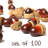 Artificial Acorn Caps Decorative Accent