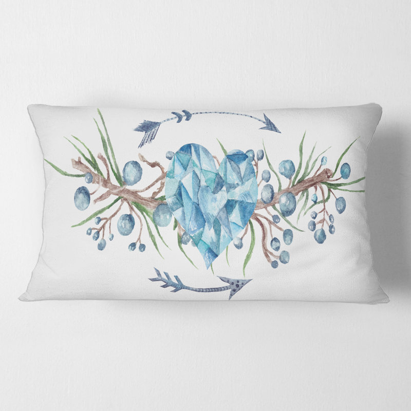 Housse et insert de coussin rectangulaire Fresh Forest