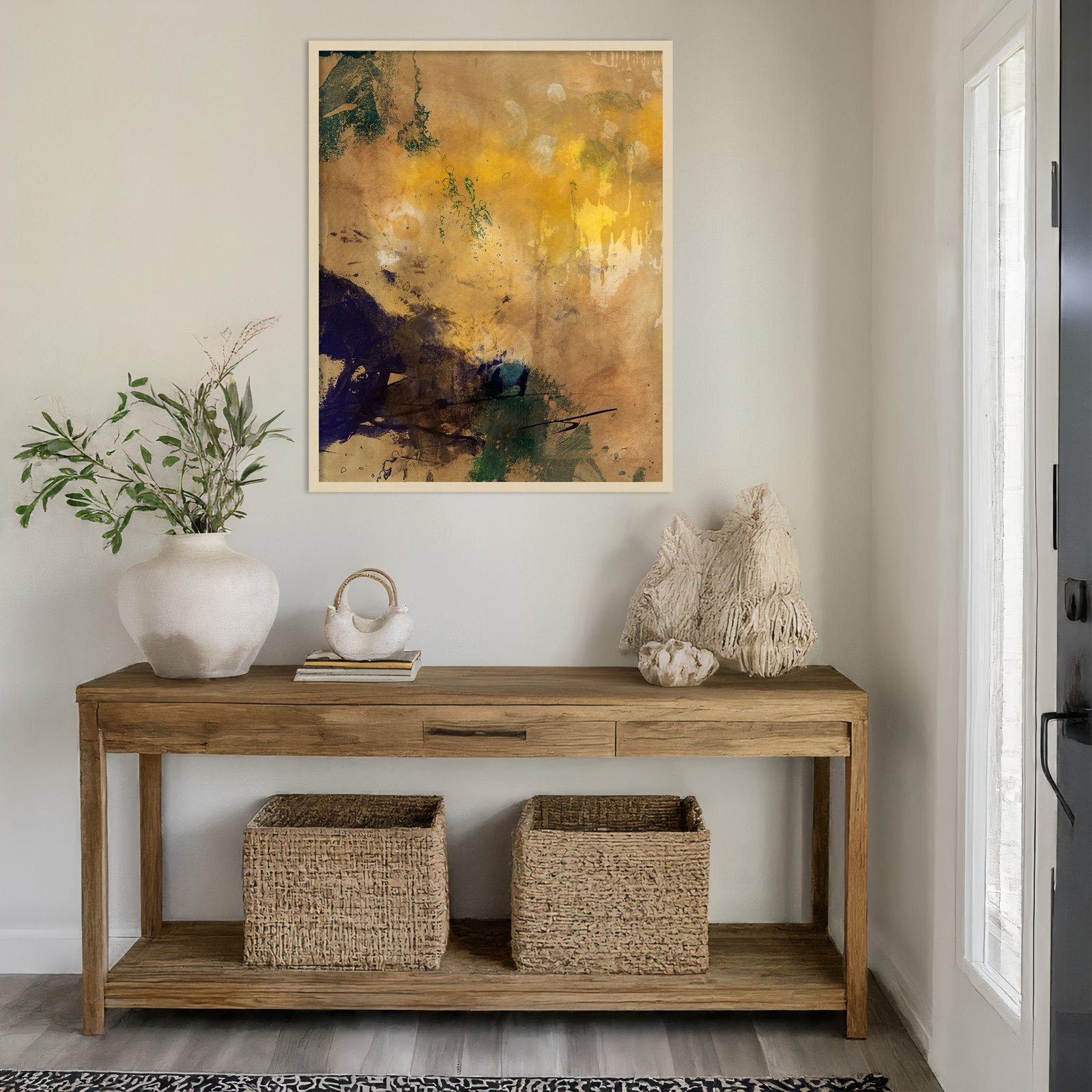 Flagler "Amber Haze II" Print, 41" H x 33" W, Brown