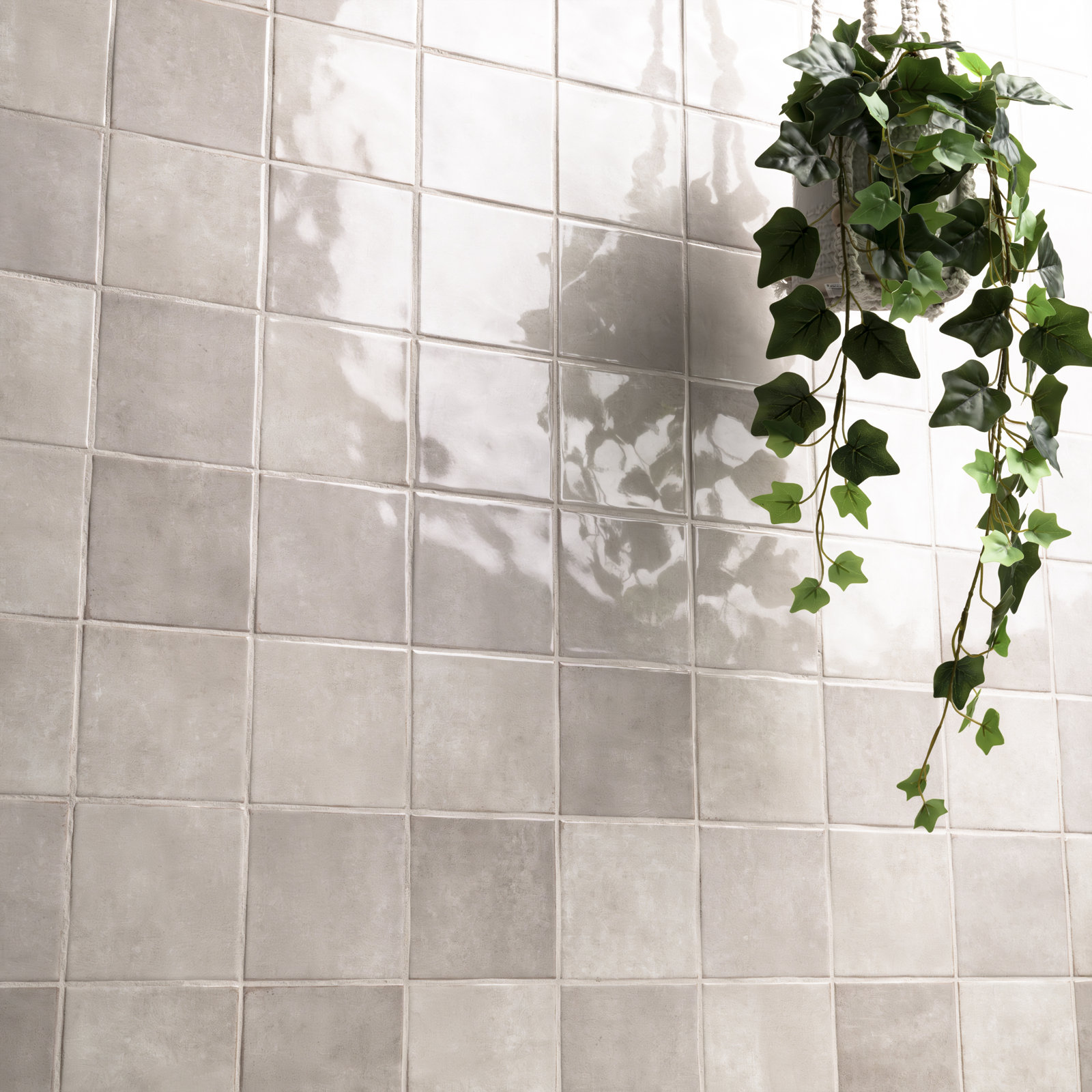 Renzo Ceramic Wall Tile, Sterling