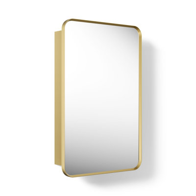 Verdera Surface Mount or Recessed Rectangular Framed Medicine Cabinet