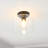 Robeson Glass Flush Mount-404434583