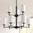 Steelville 9 - Light Dimmable Tiered Chandelier-1357181361