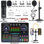 Ensemble de matériel de balado, microphone à large diaphragme BAOKALER 48V XLR avec carte son en direct, ensemble de micros à condensateur pour studio d'enregistrement et de diffusion