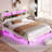 Dontrail Upholstered Sleigh Bed-396156588-396156592