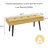 39.4" Corduroy Upholstered Bench-951419695