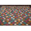 Tapis marocain à carreaux en laine noué à la main 9 x 13