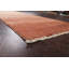 Tapis de couloir brun en laine noué à la main de conception unique 2 pi 7 po x 10 pi 7 po New Age