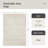 Stain Resistant Striped Solid Color Washable Rug(Beige)-399018215