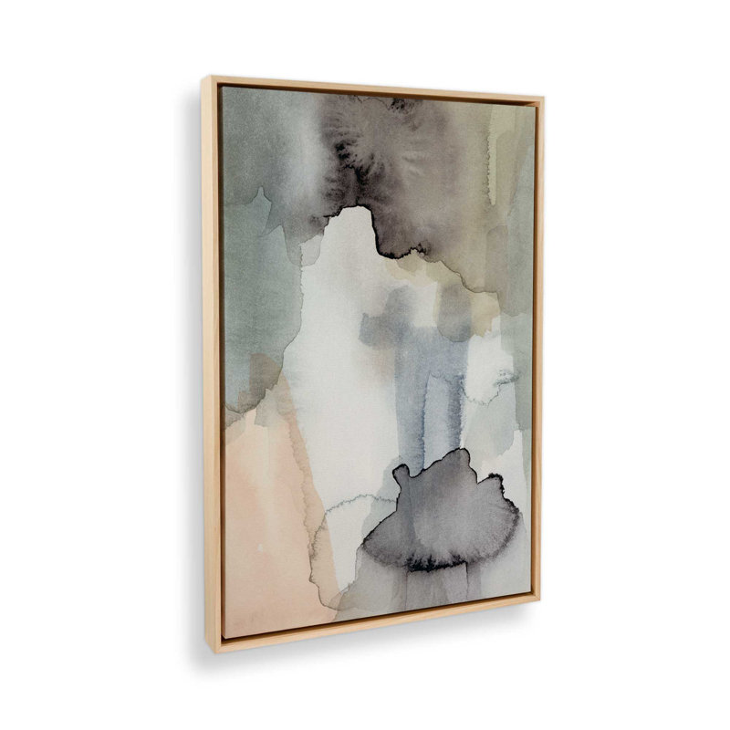 Impression sur toile Organic Tones in Watercolor II, Érable américain, H 48,75 po x l 32,75 po