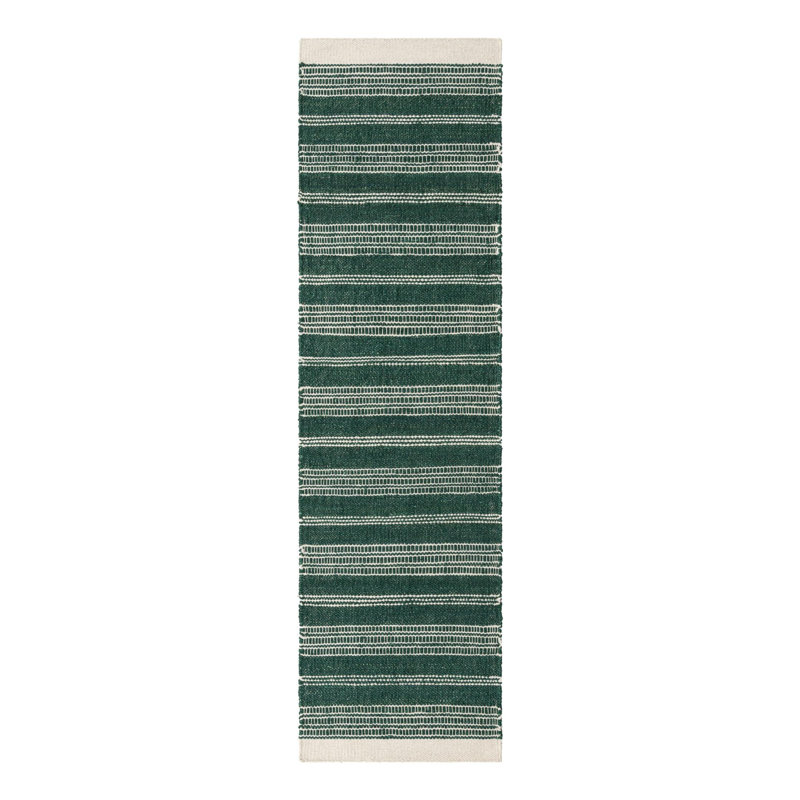 Lariat Rug-Hunter Green, Runner 2'7" x 10'