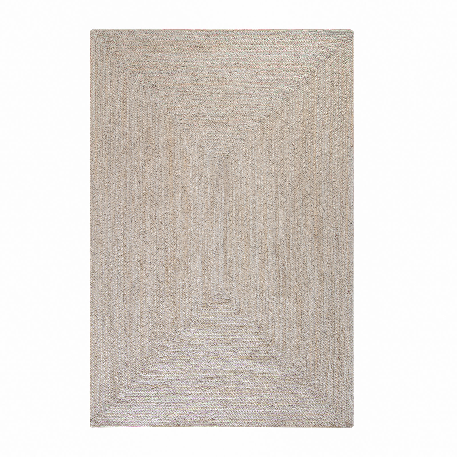 Gage Handmade Jute / Sisal Ivory Rug, Rectangle 5' x 8'