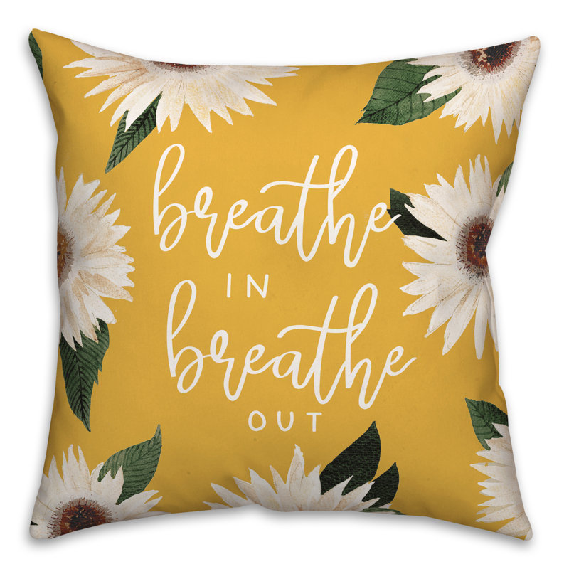 Coussin Breathe in Breathe out