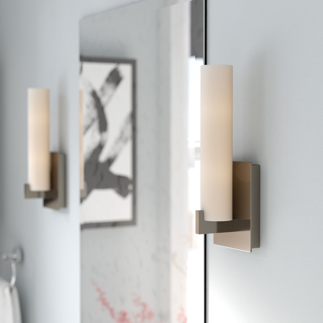 Armiah Aluminum Armed Sconce Wade Logan® 
