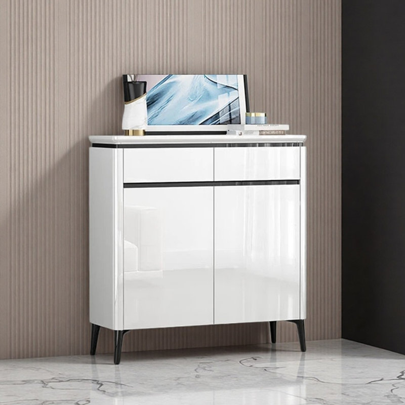 Armoire de rangement pour chaussures 16 paires, Blanc