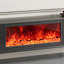 TV cabinet with built-in electronic fireplace-107385800