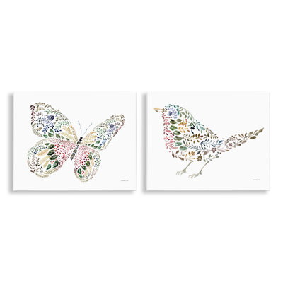  «Bird & Butterfly From Nature», art mural par Danhui Nai