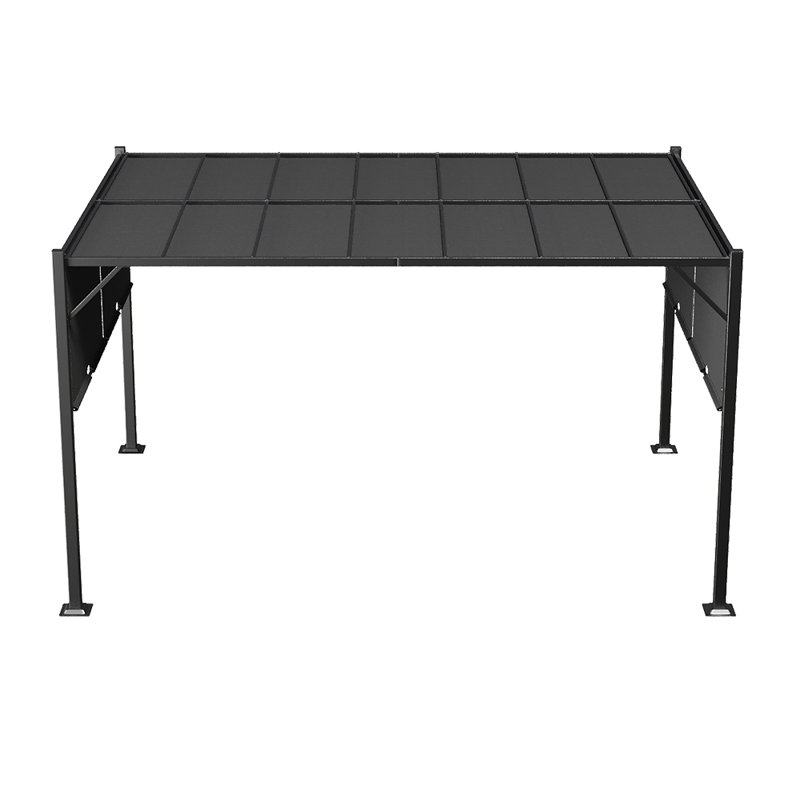 Outdoor Pergola with Retractable Canopy
