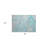 2' X 3' Teal Abstract Washable Non Skid Indoor Outdoor Area Rug