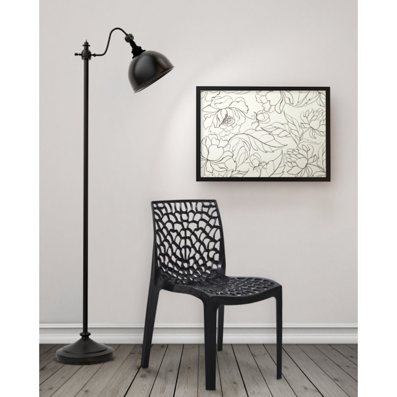Chaise de patio Ashvath, Noir