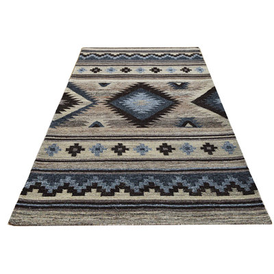 Southwestern Wool Hand Woven Area Rug