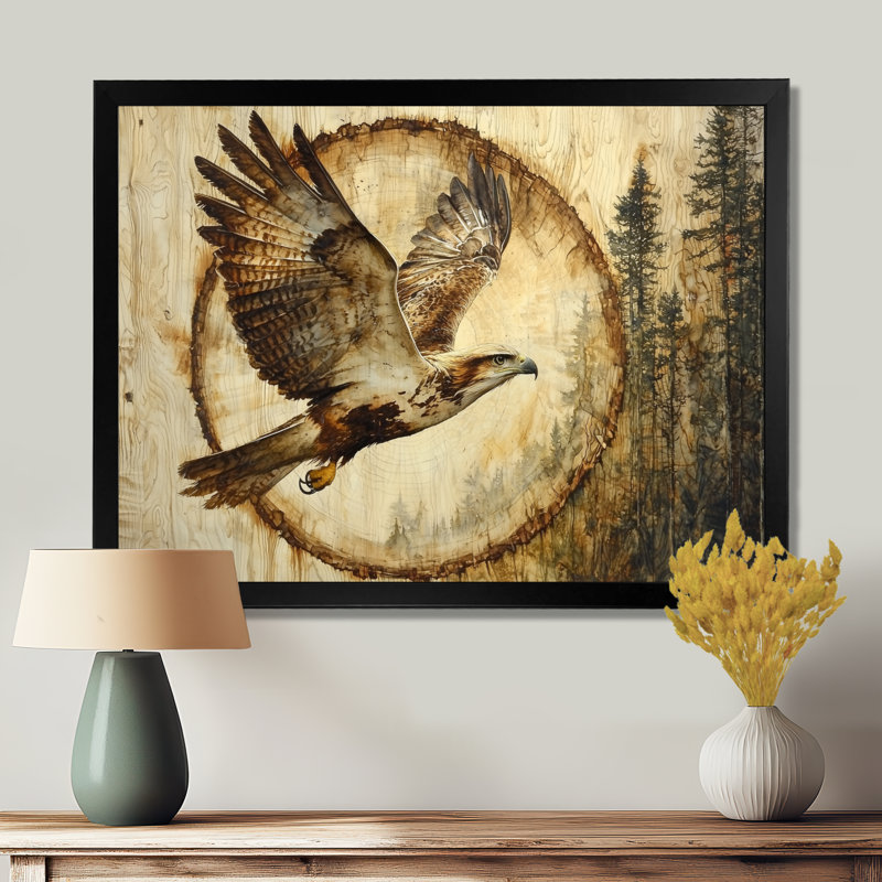 Girand - animaux, art mural, Reproduction encadrée d'une seule photo, Noir, noir, noir, noir, H 12 po x l 20 po