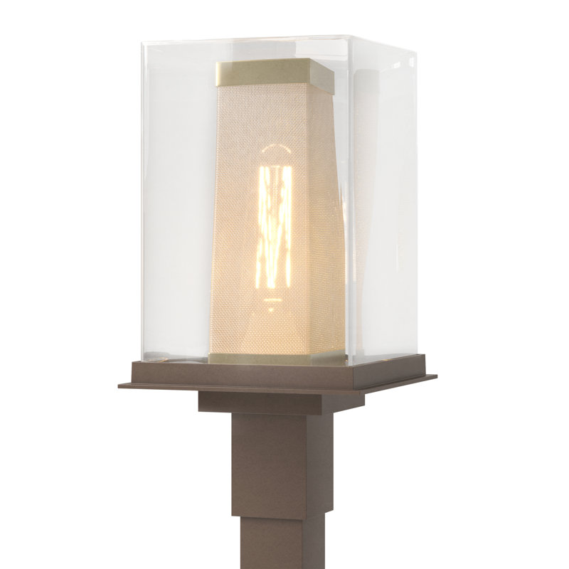 Polaris 1-Light 18" H Hardwired Lantern Head, Coastal Bronze, Coastal Gold