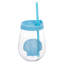 Culbuteur de voyage 17 onces avec paille sea shell