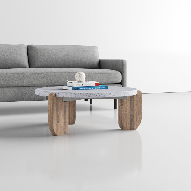 Broc Coffee Table, Gray/Beige
