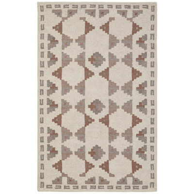 Tapis rectangulaire en laine Elsey