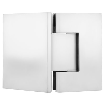  Designer Series Glass To Glass Door Hinge 135 Degree Gloss White