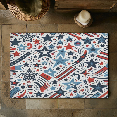 Tapis tressé Bold Stars & Flags