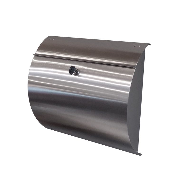 Stainless Steel Locking Wall Mounted Mailbox