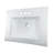The Renovators Supply Inc. 18.31'' White Ceramic Rectangular Bathroom Sink with Overflow