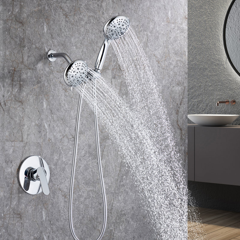 All-In-One Kit with Rough in-Valve, Chrome