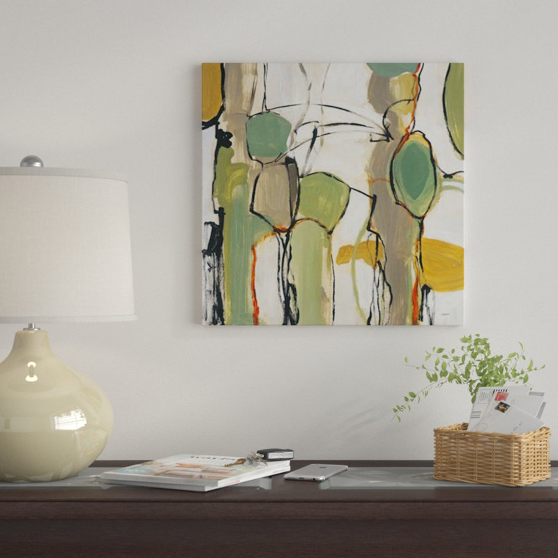 « connected ii », impression sur toile, H 12 po x l 12 po x P 1,5 po, Pas de tapis, Toile tendue