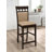 Anastin Closed Back Counter Chair Cappuccino-16761999